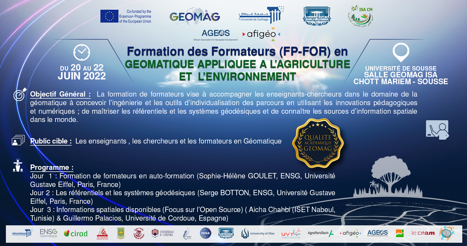 Expérimentation du module FP-FOR du 20 au 22 Juin 2022 à l’ISA Chott Meriem